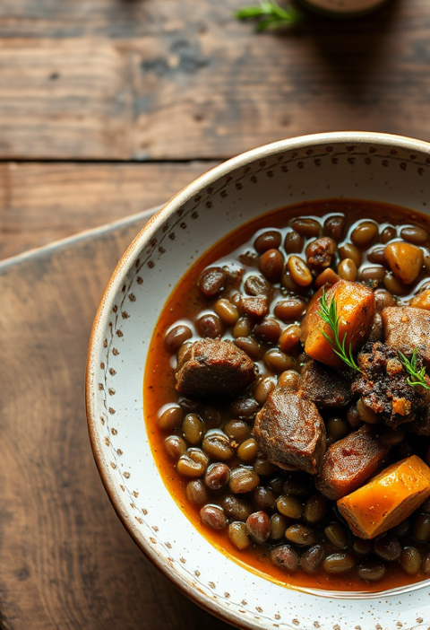 Mawmenye (Lentils and Beef Stew) — Gran Cooks