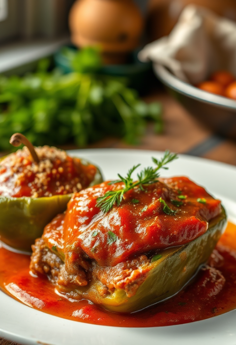 Meatloaf Sauce (Or Stuffed Peppers) — Gran Cooks