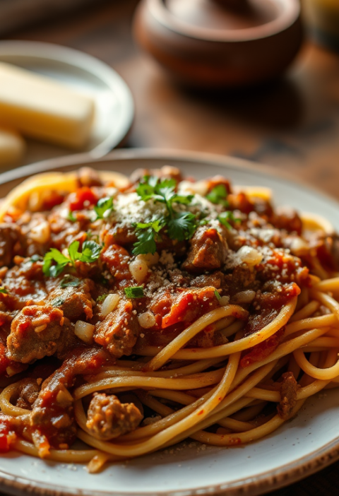 Meaty Spaghetti Sauce — Gran Cooks