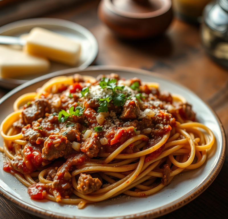 Meaty Spaghetti Sauce — Gran Cooks