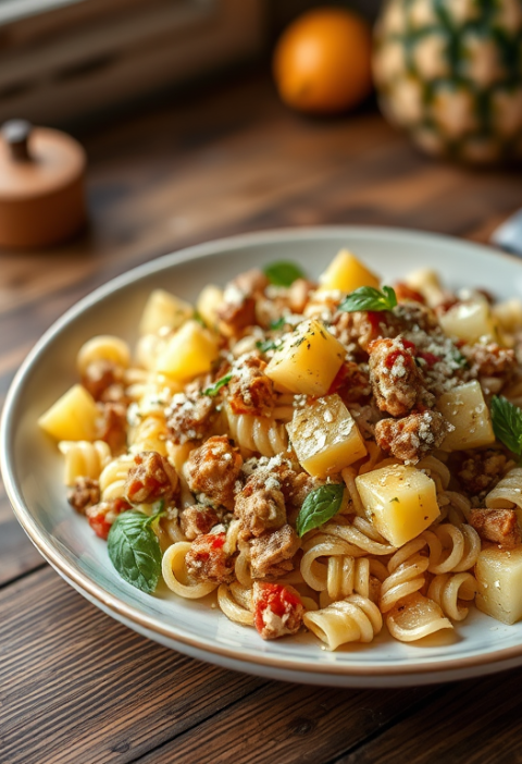 Mediterranean Pineapple Pasta Salad — Gran Cooks