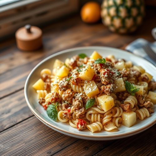 Mediterranean Pineapple Pasta Salad — Gran Cooks