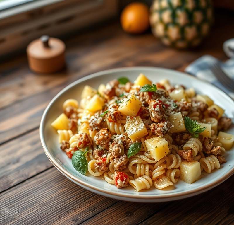 Mediterranean Pineapple Pasta Salad — Gran Cooks