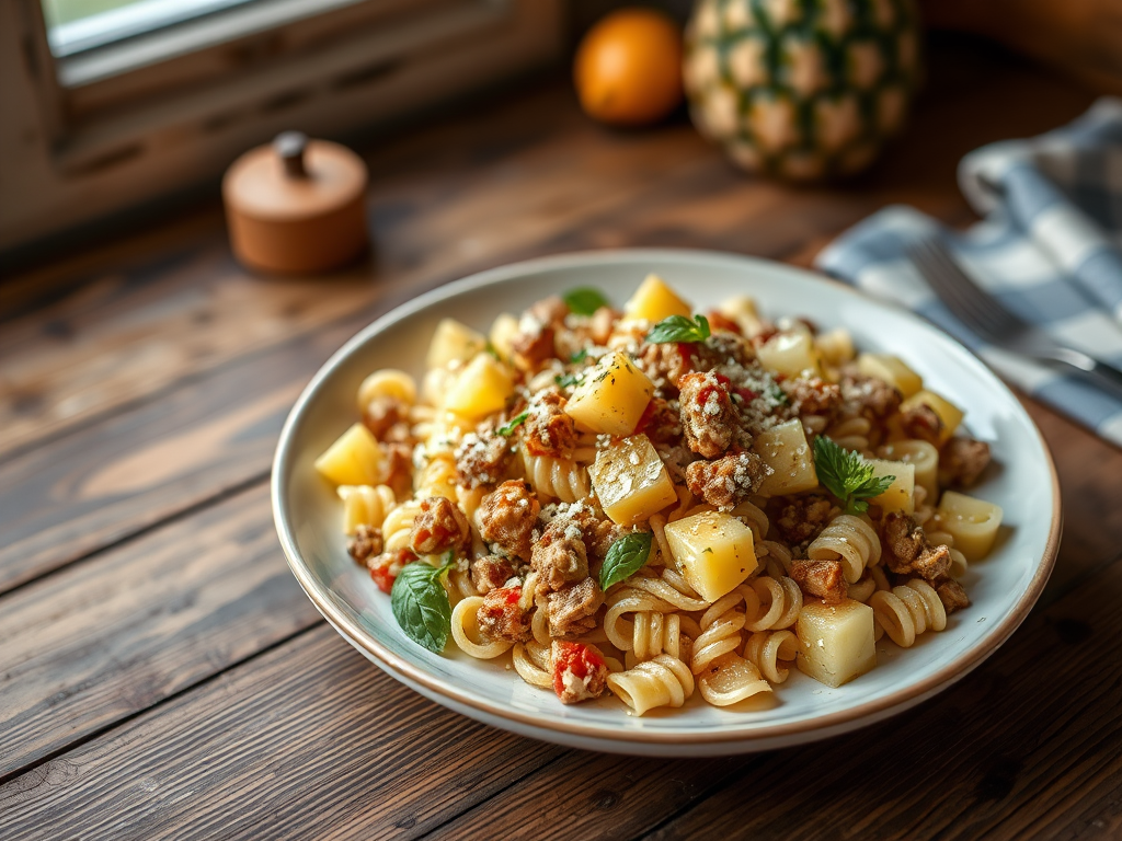 Mediterranean Pineapple Pasta Salad — Gran Cooks