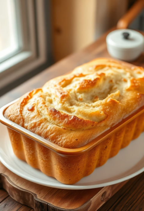 Milky Loaf Bread Baked in a Pound Cake Mold — Gran Cooks