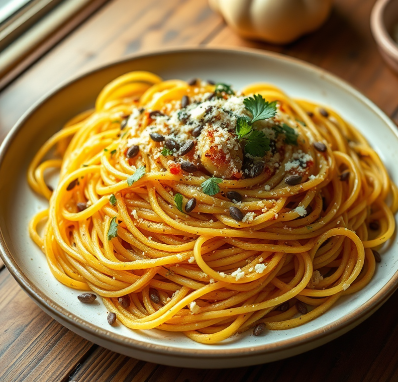Mock "spaghetti" (Spaghetti Squash) — Gran Cooks