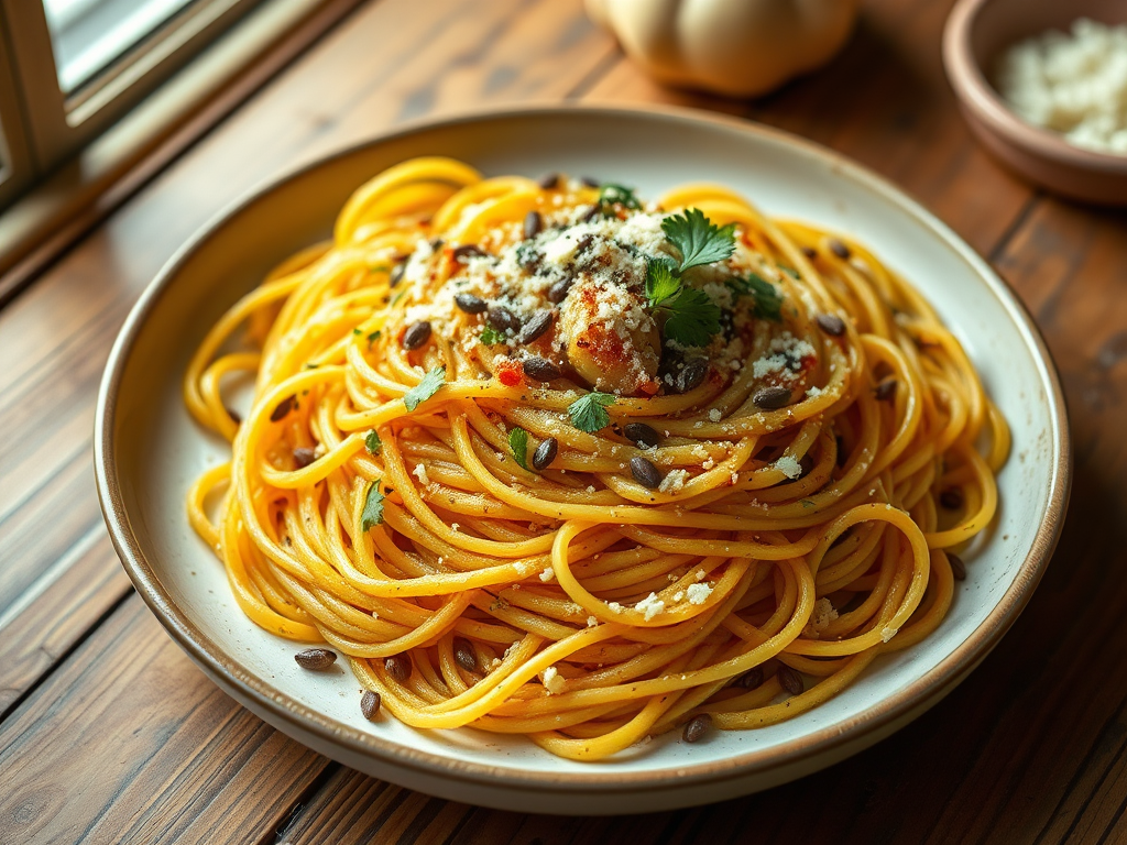 Mock "spaghetti" (Spaghetti Squash) — Gran Cooks
