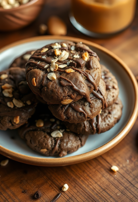 No Bake Chocolatey Peanut Butter Cookies — Gran Cooks