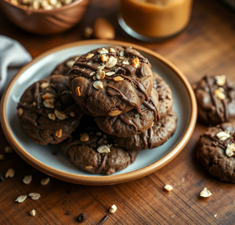 No Bake Chocolatey Peanut Butter Cookies — Gran Cooks