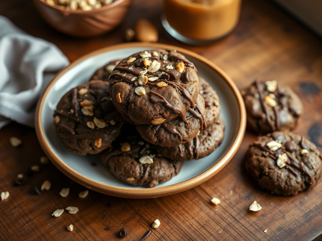 No Bake Chocolatey Peanut Butter Cookies — Gran Cooks