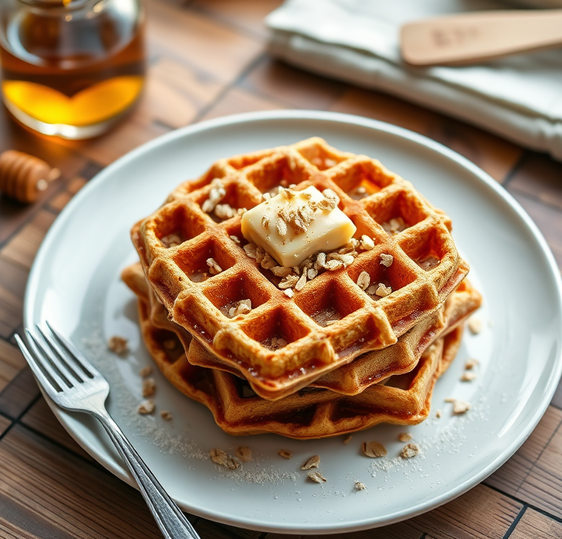 Oatmeal Honey Waffles — Gran Cooks