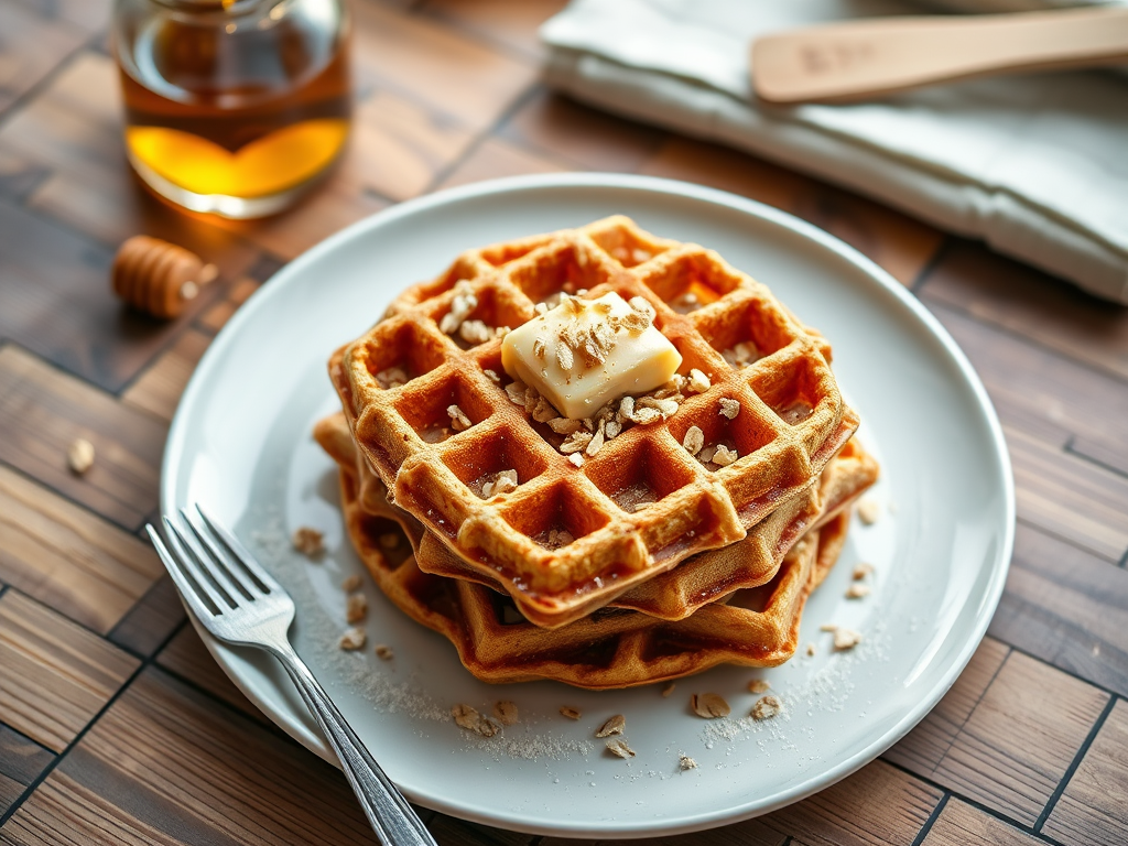 Oatmeal Honey Waffles — Gran Cooks