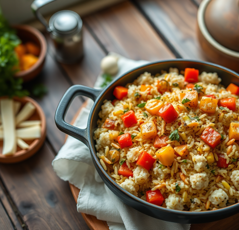 One Pot Easy Cheesy Vegetables and Rice — Gran Cooks
