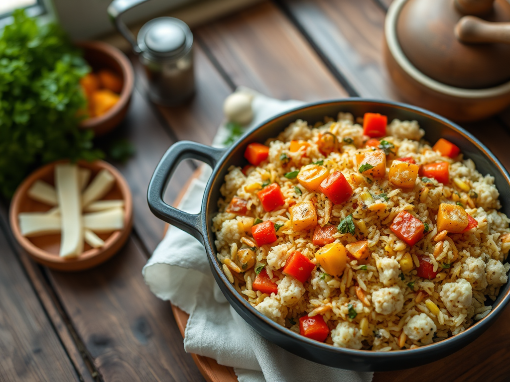 One Pot Easy Cheesy Vegetables and Rice — Gran Cooks