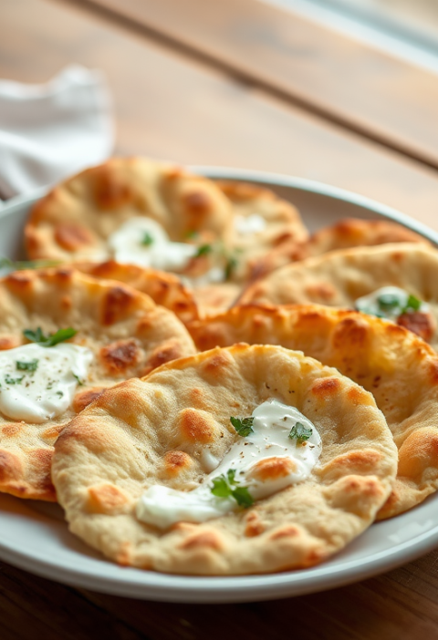 Oven Baked Flat Breads — Gran Cooks