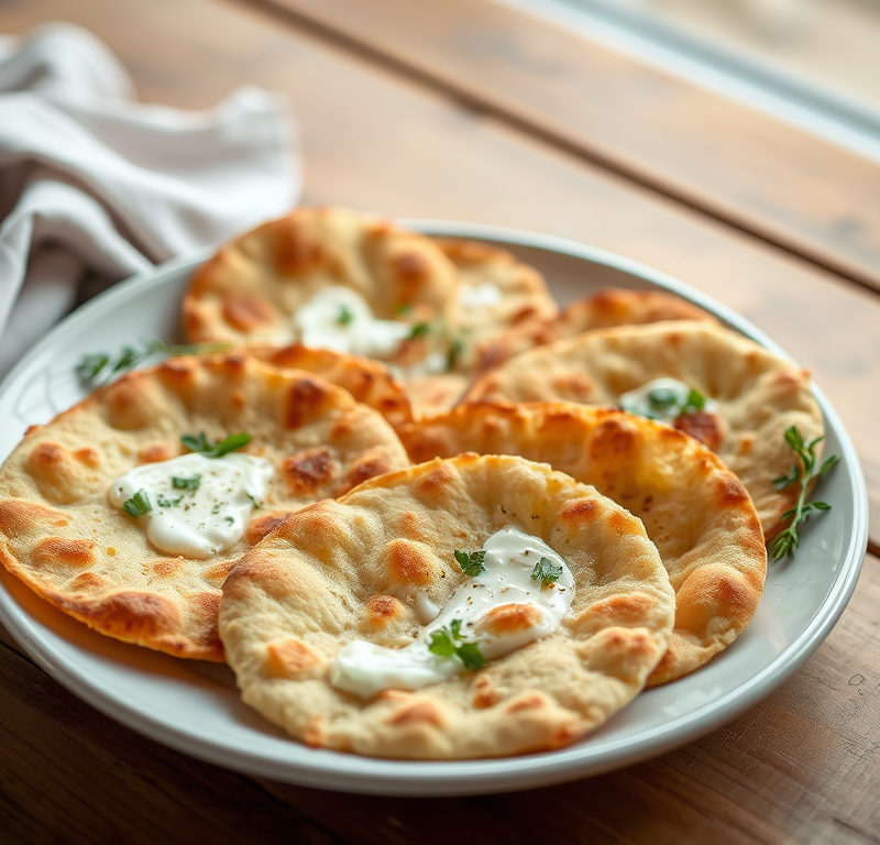 Oven Baked Flat Breads — Gran Cooks