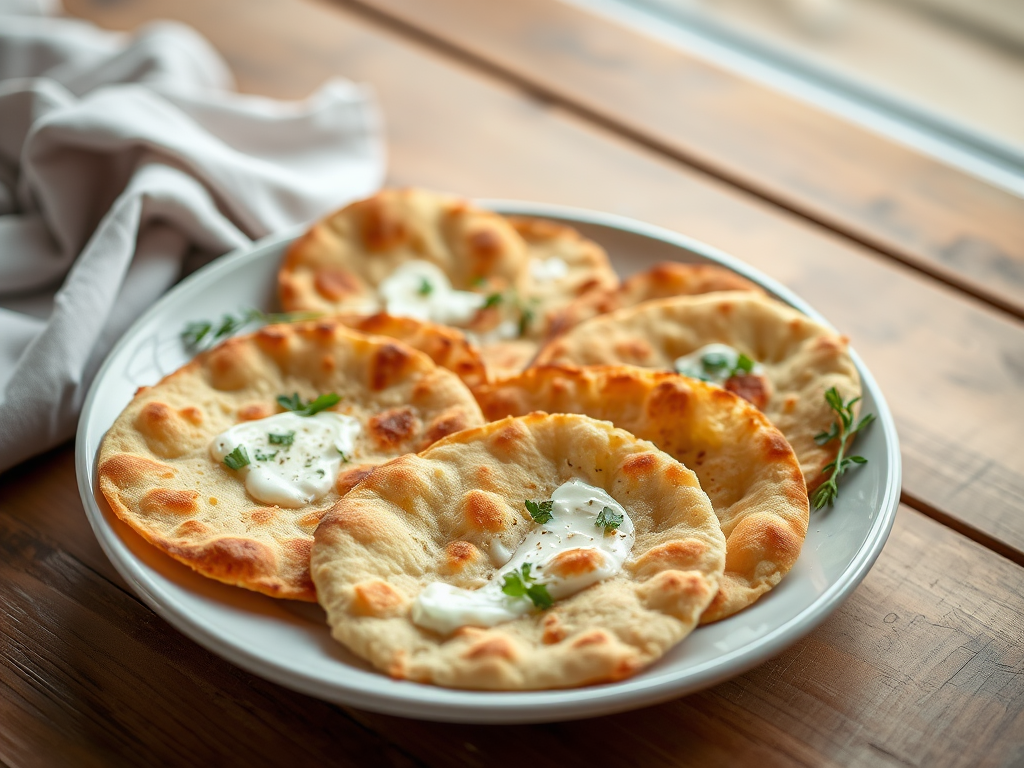 Oven Baked Flat Breads — Gran Cooks