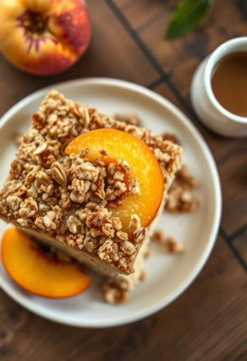 Peach Streusel Coffee Cake Recipe — Gran Cooks