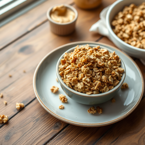 Peanut Butter Granola — Gran Cooks
