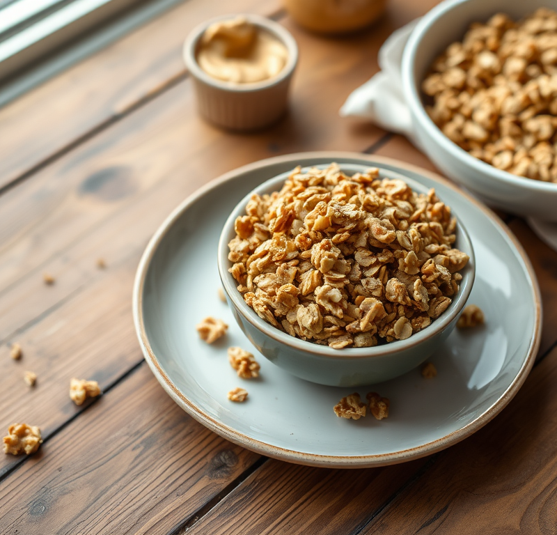 Peanut Butter Granola — Gran Cooks