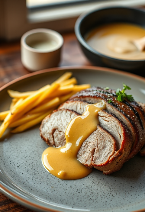 Pork Tenderloin With Mustard Sauce Recipe — Gran Cooks