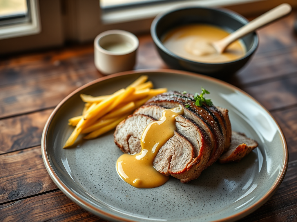 Pork Tenderloin With Mustard Sauce Recipe — Gran Cooks