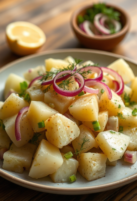 Potato Salad With Lemon-Dill Vinaigrette — Gran Cooks