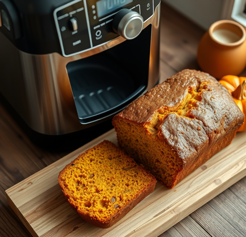 Pumpkin Bread Machine Loaf — Gran Cooks
