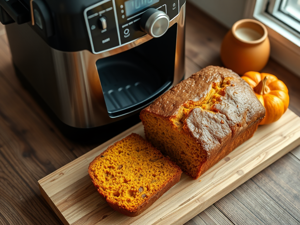 Pumpkin Bread Machine Loaf — Gran Cooks