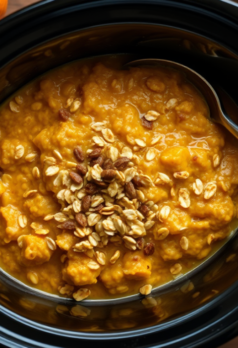 Pumpkin Oatmeal in a Crockpot — Gran Cooks
