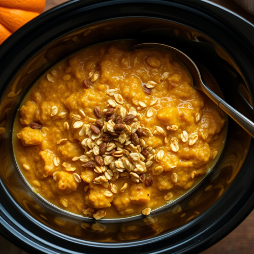 Pumpkin Oatmeal in a Crockpot — Gran Cooks