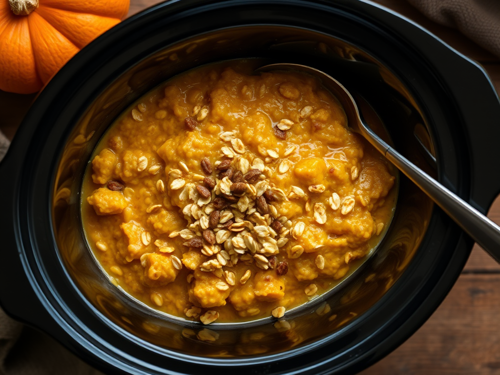 Pumpkin Oatmeal in a Crockpot — Gran Cooks