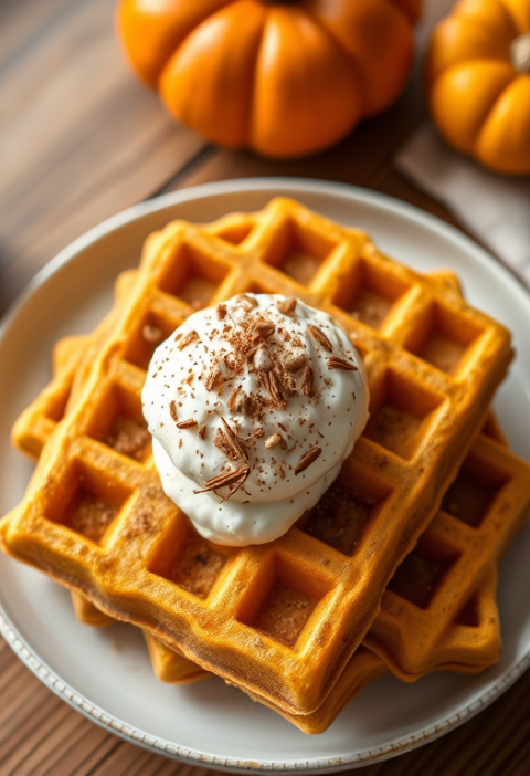 Pumpkin Waffles — Gran Cooks