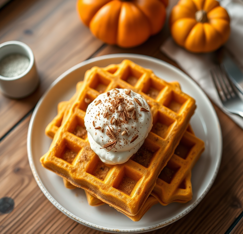 Pumpkin Waffles — Gran Cooks
