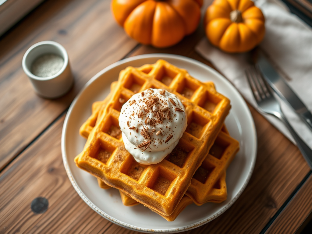 Pumpkin Waffles — Gran Cooks
