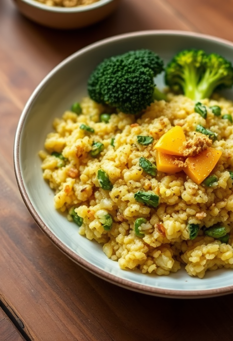 Quinoa Risotto with Broccoli and Saffron — Gran Cooks