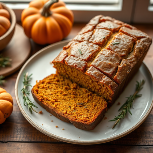 Rosemary Pumpkin Bread (Fat Free!) — Gran Cooks