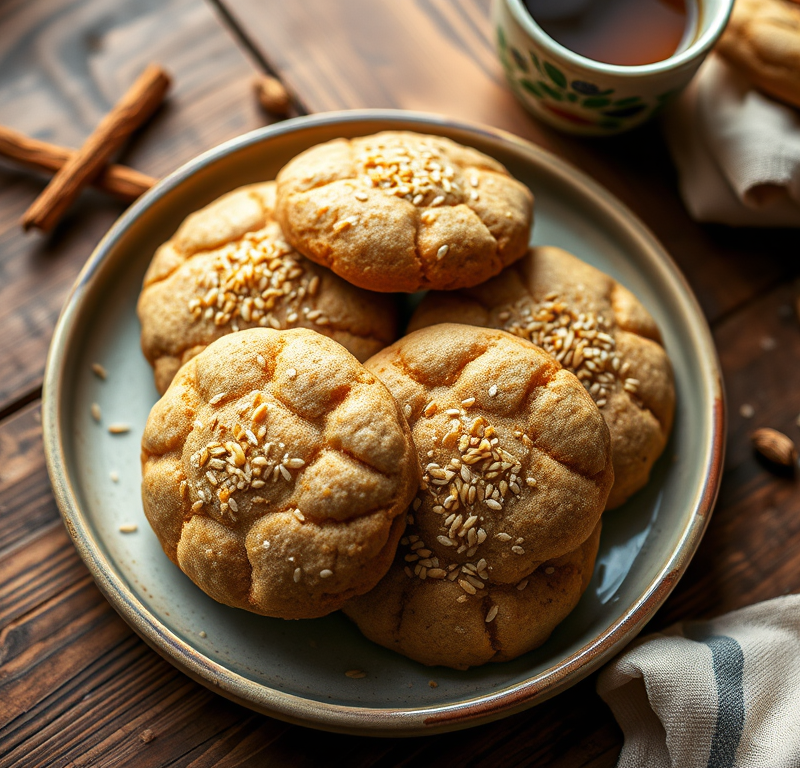 Sesame Cardamom Tea Cookies — Gran Cooks