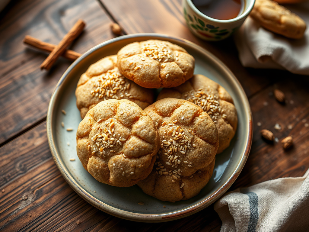 Sesame Cardamom Tea Cookies — Gran Cooks