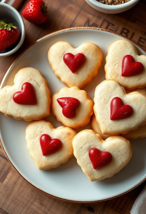 Shortbread Cookies "Hugs & Kisses" Recipe — Gran Cooks