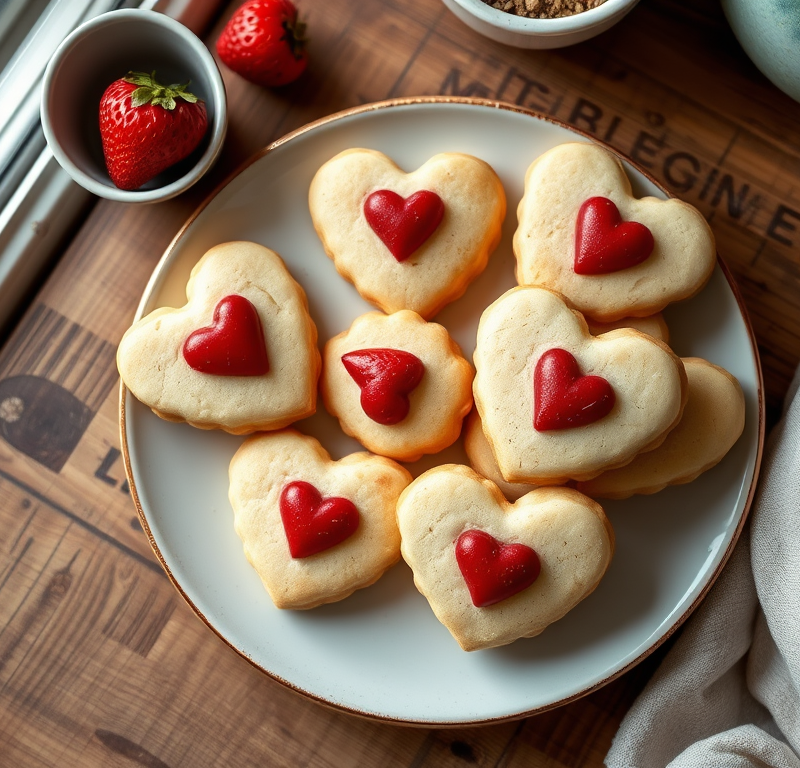 Shortbread Cookies "Hugs & Kisses" Recipe — Gran Cooks