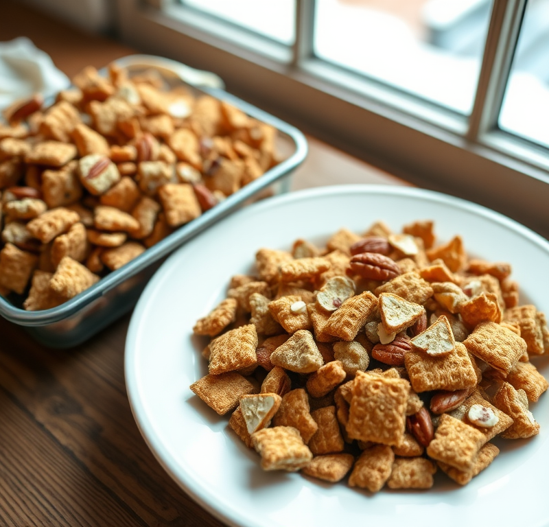 Shreddies Gingerbread Snack Mix — Gran Cooks