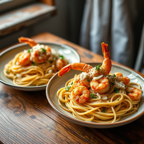 Shrimp Pasta for Two — Gran Cooks