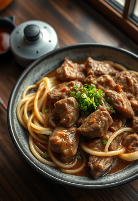 Simple! Japanese Restaurant-style Beef Stroganoff — Gran Cooks