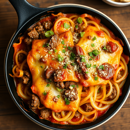 Skillet Meat Lasagna — Gran Cooks