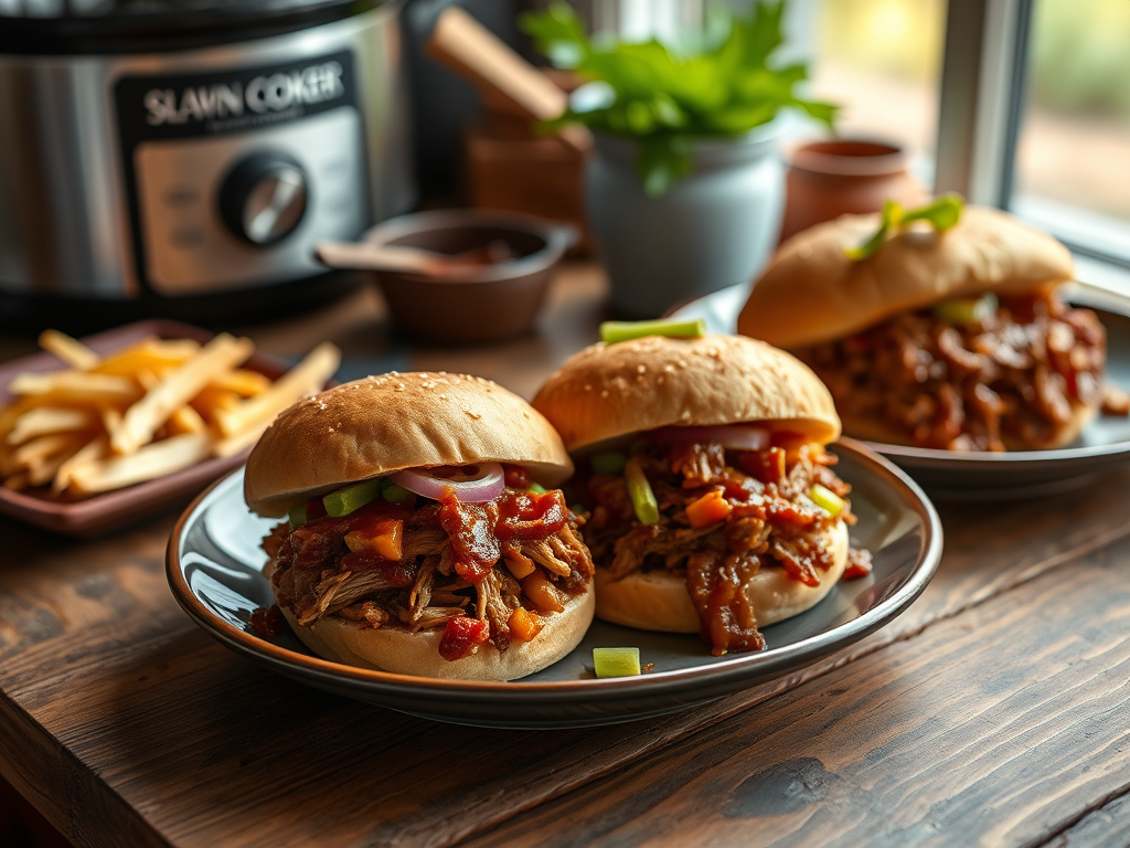 Slow Cooker BBQ Pulled Pork Sandwiches — Gran Cooks