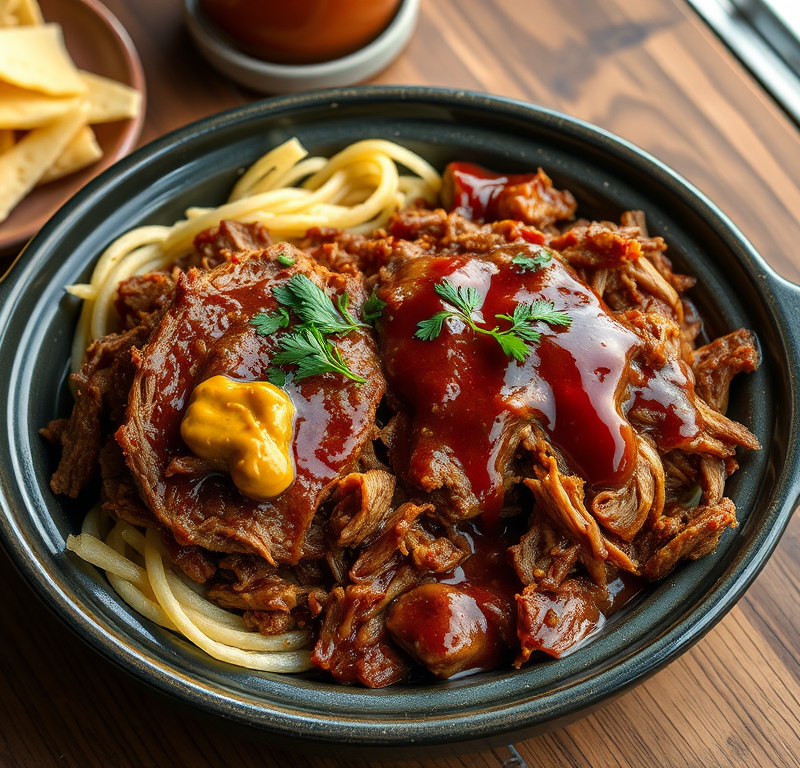 Slow Cooker Kansas City Pulled Pork BBQ — Gran Cooks