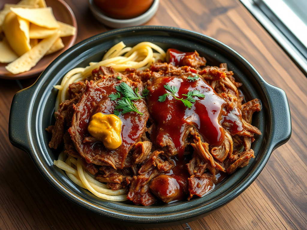 Slow Cooker Kansas City Pulled Pork BBQ — Gran Cooks
