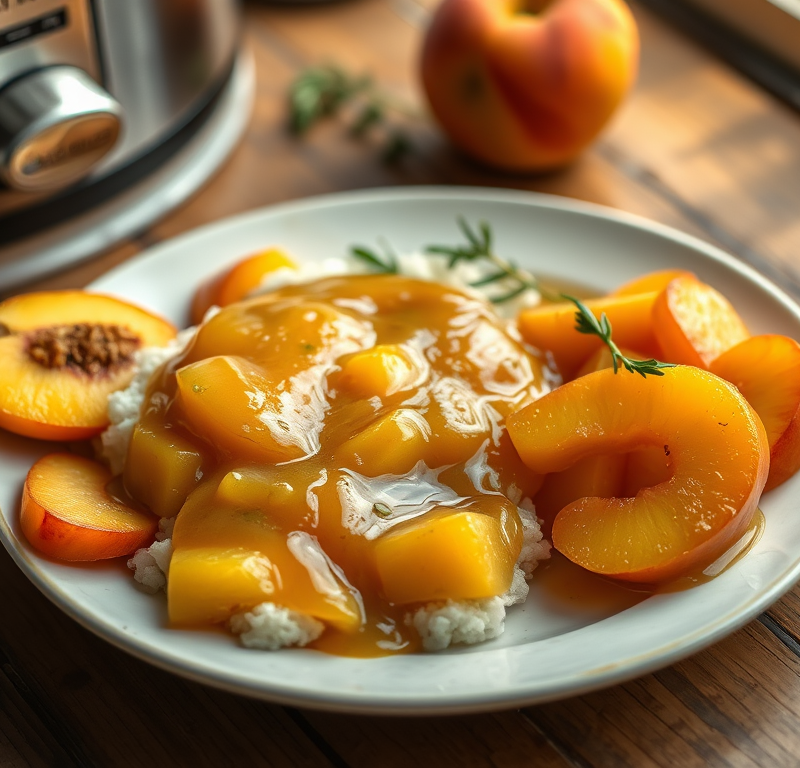 Slow Cooker Peach Butter — Gran Cooks