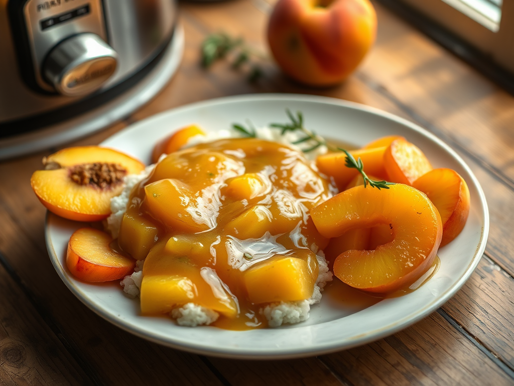Slow Cooker Peach Butter — Gran Cooks